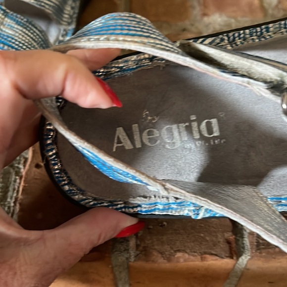 Alegria Kleo Wrapture Blues Sandals - Picture 9 of 10